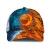 Maxcorners Basketball Fire All Over Printed Cap