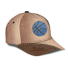 Maxcorners Basketball Light Brown All Over Printed Cap