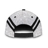 Maxcorners Tennis Black White Star All Over Printed Cap