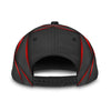 Maxcorners Basketball Red Black All Over Printed Cap