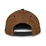 Maxcorners Bowling Zipper Brown Classic 3D Cap