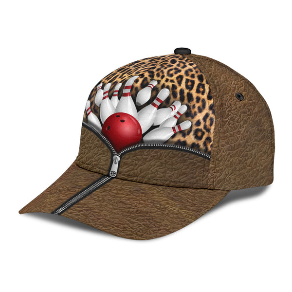 Maxcorners Bowling Zipper Classic 3D Cap