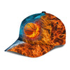 Maxcorners Basketball Fire All Over Printed Cap