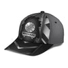 Maxcorners Basketball Sliver Black Personalized Name All Over Printed Cap