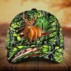 Maxcorners Premium Cross And Deer 3D Personalized Multicolor Cap