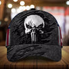 Maxcorners Custom Name Lava Skull White Cap