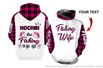 Maxcorners Fishing With A Chance Of Drinking Personalized Name 3D Shirt