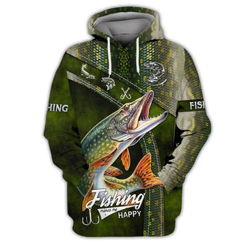 Maxcorners Pike Fishing 3D Shirt