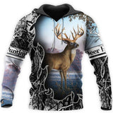 Maxcorners Dear Hunting Camo 3D Over Printed Hoodie