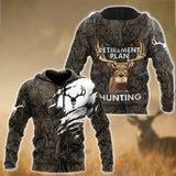 Maxcorners Deer Hunting 3D All Over Printed Hoodie