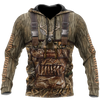 Maxcorners Deer Hunting Personalized Name 3D Over Printed Hoodie
