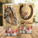 Maxcorners Personalized Vintage Horse Stainless Steel Tumbler 02
