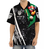 Maxcorners Personalized Billiards Team All Over Print 3D Hawaiian Shirt
