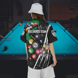 Maxcorners Personalized Billiards Team All Over Print 3D Hawaiian Shirt