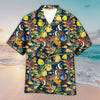 Maxcorners Unisex 3D Tropical Sea Fish Pattern Hawaiian Shirt
