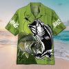 Maxcorners Unisex Bass Fish Art Hawaiian Shirt