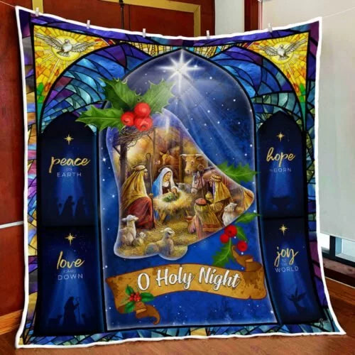 Maxcorners Christmas Nativity Of Jesus Quilt Blanket - Blanket