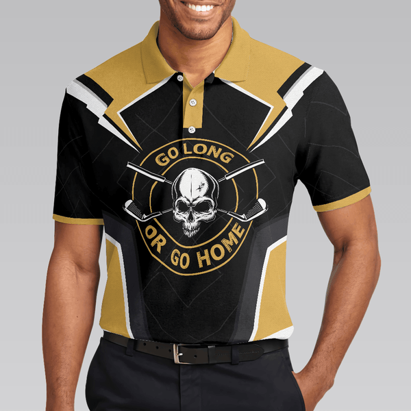 Max Corners Go Long Or Go Home Golf 3D Custom Polo Shirt