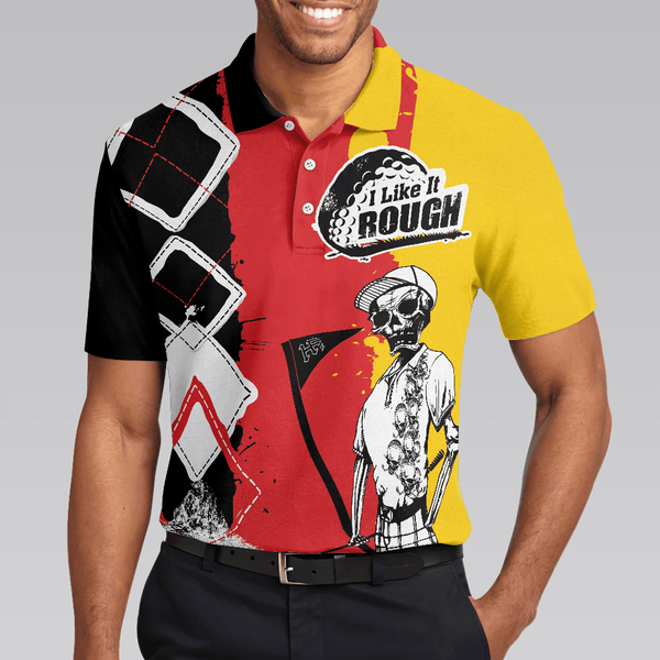 Max Corners Golf I Like It Rough German Flag 3D Custom Polo Shirt