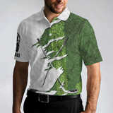 Max Corners Green Golf Course I'd Tap That Golf 3D Custom Polo Shirt