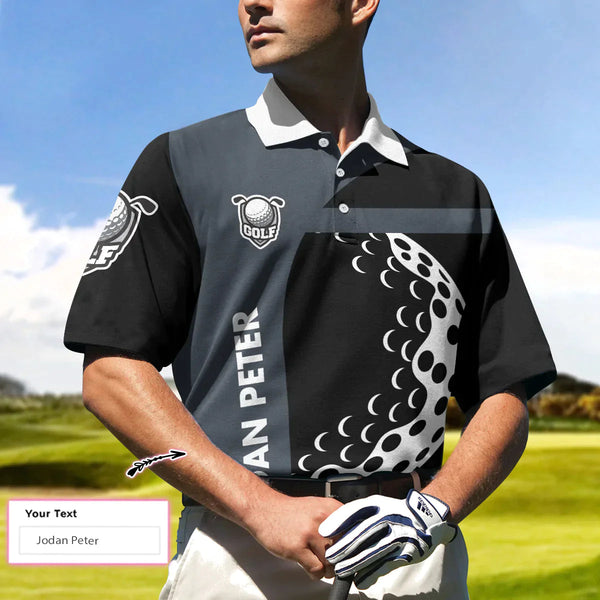 Max Corners I Play Golf Because I Love It 3D Custom Polo Shirt