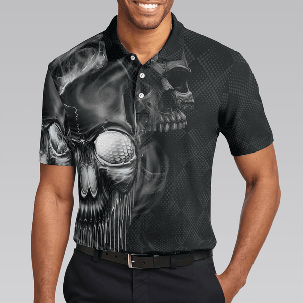 Max Corners Scary Skull Shut Up And Swing 3D Custom Polo Shirt