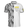 Maxcorners Tennis White Eat Sleep Tennis Repeat All Over Printed Shirt
