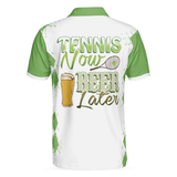 Maxcorners Tennis Now Beer Later All Over Printed Shirt