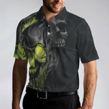 Maxcorners Tennis Scary Skull Graphic All Over Printed Shirt