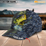 Maxcorners Personalized Steel Bass Fishing Cap