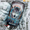 Personalized Native Wolf Tumbler