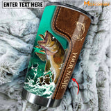 Maxcorners Walleye Fishing Personalized Name Tumbler