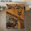 Maxcorners Personalized Mule Deer Bedding Set