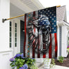 Maxcorners Native American Skull Warrior Flag
