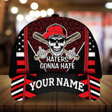Max Corners Red Baseball Hater Gonna Hate Custom 3D Cap