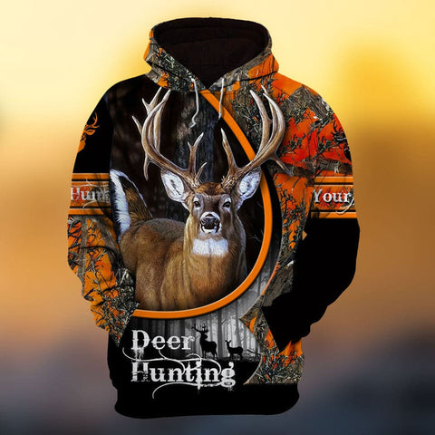 Max Corner Special Deer Hunting Art Personalized 3D Hoodie For Hunting Lover