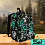 Maxcorners Deer Hunting Camo Name Personalized Backpack