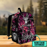 Maxcorners Deer Hunting Camo Name Personalized Backpack