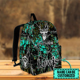 Maxcorners Deer Hunting Full Camo Name Personalized Backpack