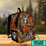 Maxcorners Deer Hunting Camo Name Personalized Backpack