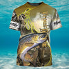 Maxcorners Trout Fishing Unisex 3D Shirt