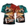 Maxcorners Fishing Make Me Happy Unisex 3D Shirt