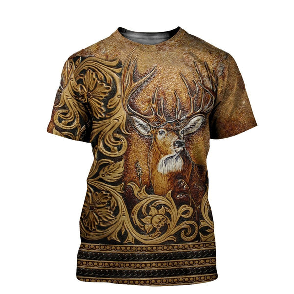 Maxcorners Deer Hunter 3D Over Printed Hoodie