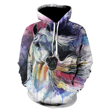 Maxcorners Printing Horse Pattern Casual Fashion
