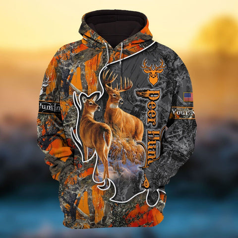 Personalized Special Deer Hunting 3D Multicolor Pattern Printed Shirt For Hunting Lover