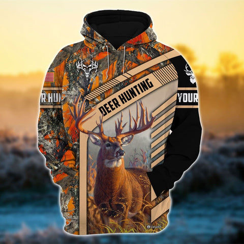 Personalized Unique Loralle Deer Hunting 3D Multicolor Shirt For Hunting Lover