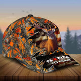 Maxcorners Premium Born To Hunt Deer Hunting 3D Hat Multicolor