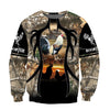 Maxcorners Rooster Camo Unisex Deluxe Hoodie