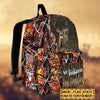 Maxcorners Deer Hunting Name State & Flag Personalized Backpack