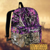 Maxcorners Deer Hunting Name State & Flag Personalized Backpack